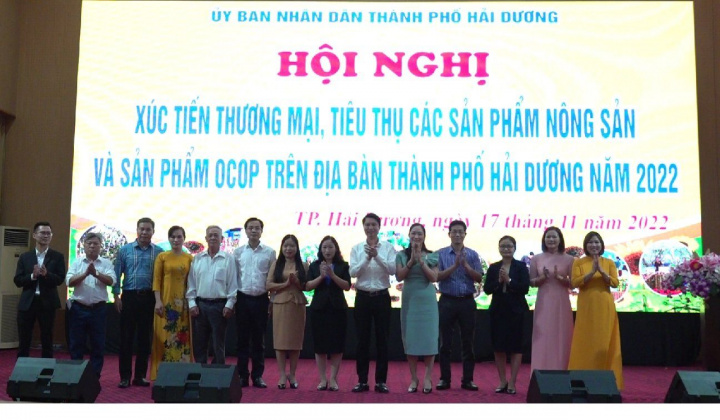 Xúc tiến thương mại, tiêu thụ nông sản và sản phẩm OCOP trên địa bàn TP.Hải Dương năm 2022
